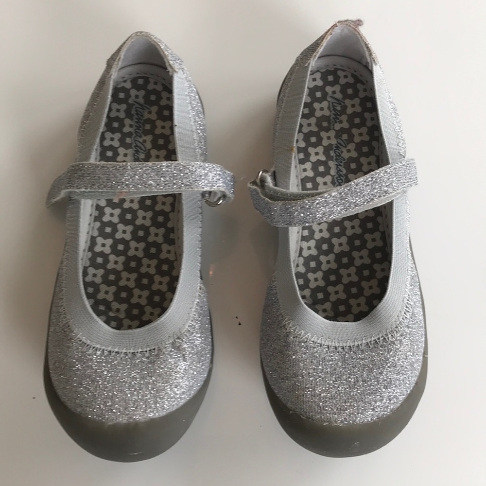 Hanna Andersson Silver MJs